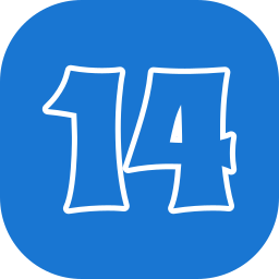 Number 14 icon