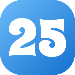 número 25 Ícone