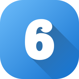 Number 6 icon