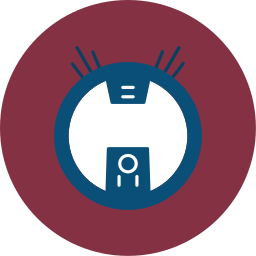 Robot vacuum icon