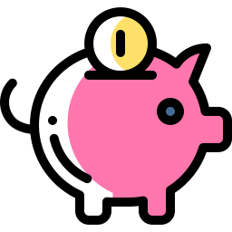 Piggy bank icon