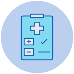 Medical test icon