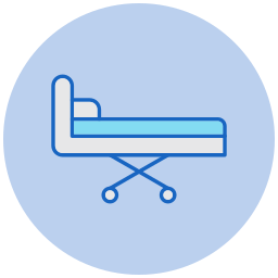 Hospital bed icon