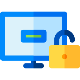 安全なコンピュータ icon