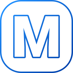 Letter m icon