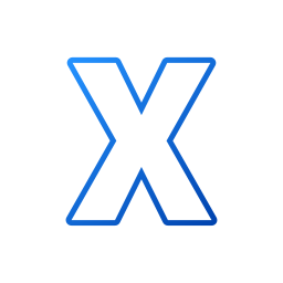 Letter x icon