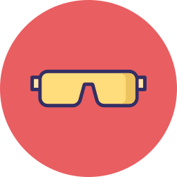 des lunettes Icône