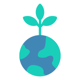 Green earth icon