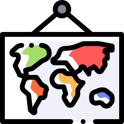 World map icon