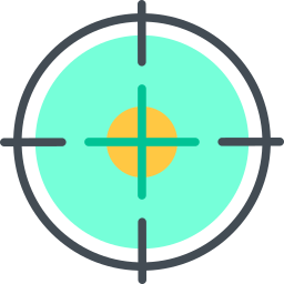 Circular target icon