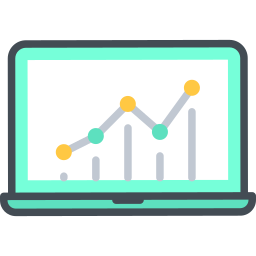 Line chart icon