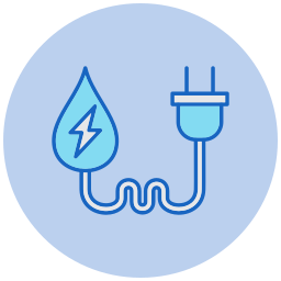 Water energy icon