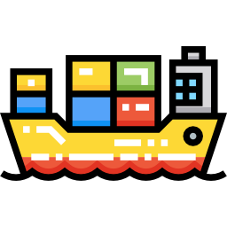 Cargo ship icon