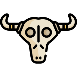 Cattle skull icon