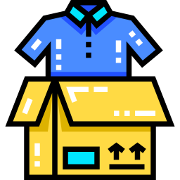 Clothes donation icon