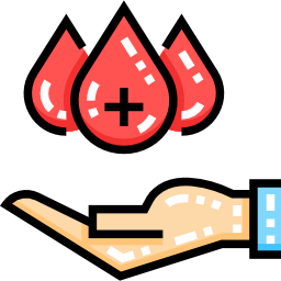 Blood donation icon