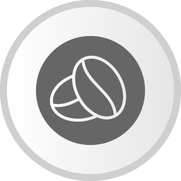 Coffee beans icon