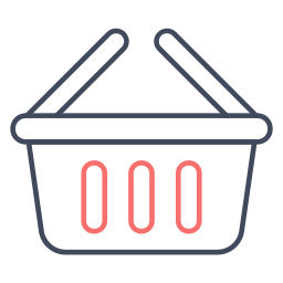 Shopping basket icon