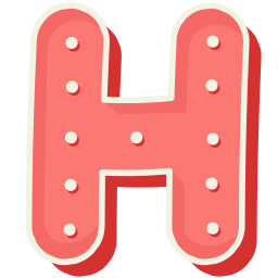 Letter h icon