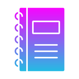 Spring notebook icon