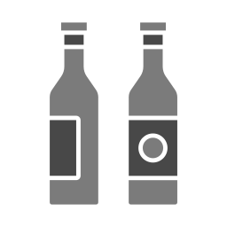 Wine bottles icon