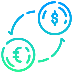 Échange de devises Icône