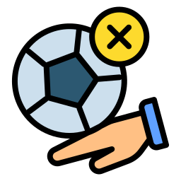 Soccer foul icon