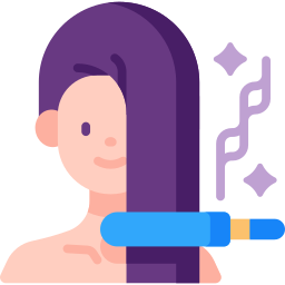 Hair straightener icon