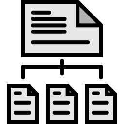 diagramma di flusso icona