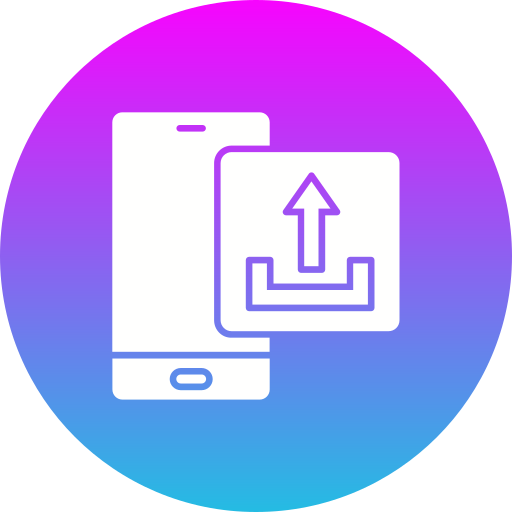 Upload Generic gradient fill icon