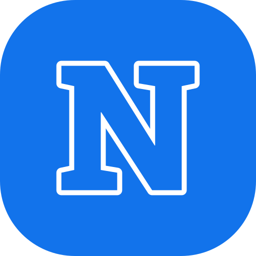 Letter N Generic color fill icon