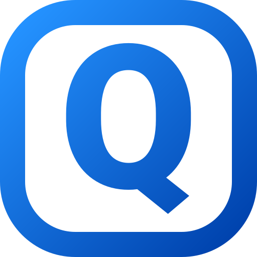 Letter q Generic gradient fill icon