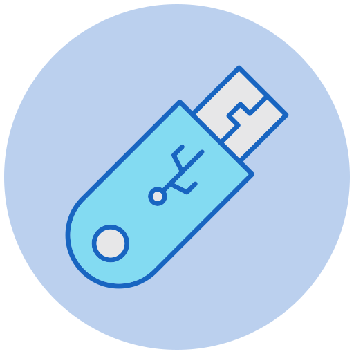 usb Generic color lineal-color icon