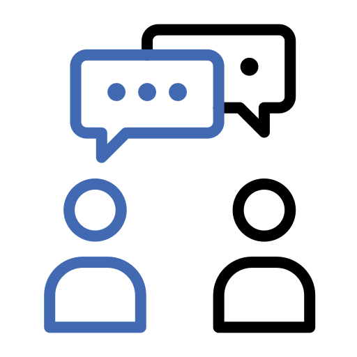 Discussion Generic color outline icon