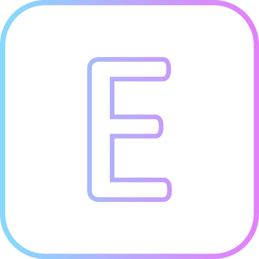 Epsilon Generic gradient outline icon