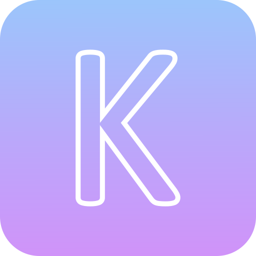 kappa Generic gradient fill icon