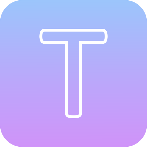 Tau Generic gradient fill icon