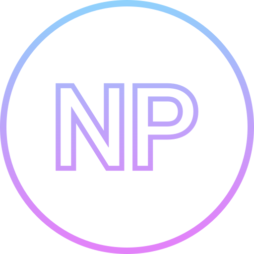 np Generic gradient outline icon