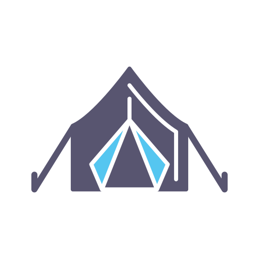 Tent Generic color fill icon