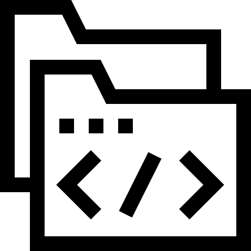 map Basic Straight Lineal icoon