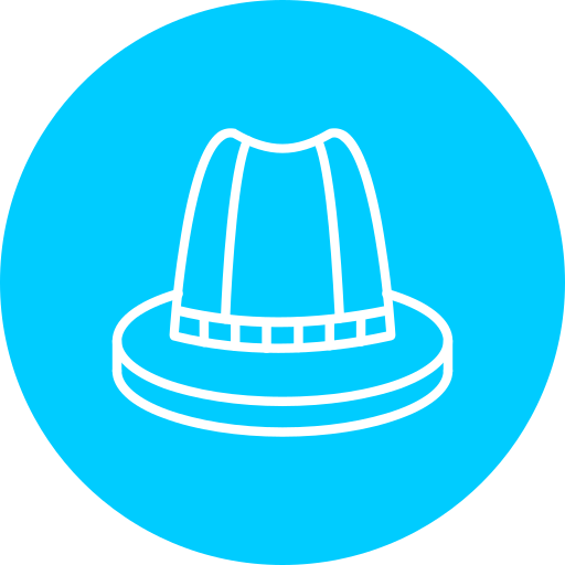 Top Hat Generic color fill icon