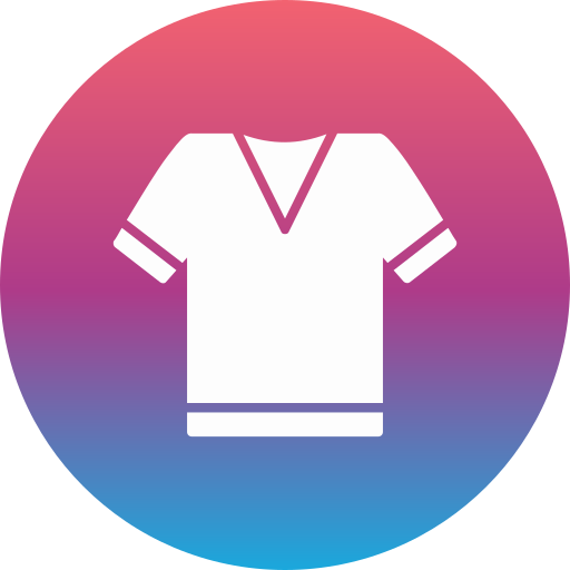 T shirt Generic gradient fill icon