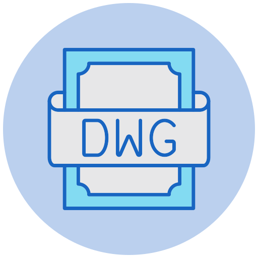 dwg Generic color lineal-color icon