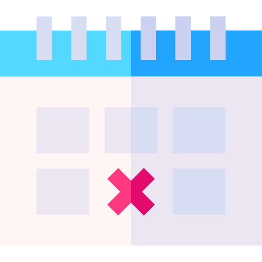 Calendar Basic Straight Flat icon