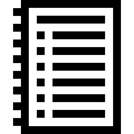 zadania Basic Straight Lineal ikona