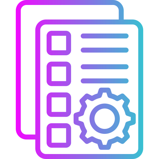 project management Generic gradient outline icon