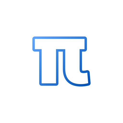 pi Generic gradient outline Ícone