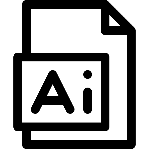 ia Basic Rounded Lineal Icône