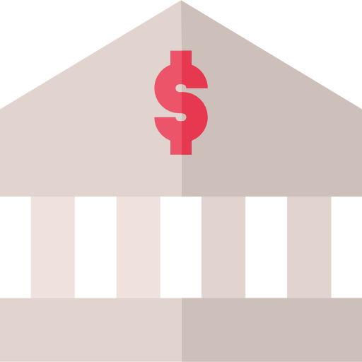 bank Basic Straight Flat icon