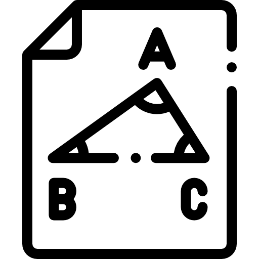 matemática Detailed Rounded Lineal Ícone